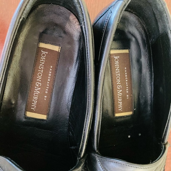 Vintage Johnston & Murphy Black Shoes with tassels - Picture 7 of 12